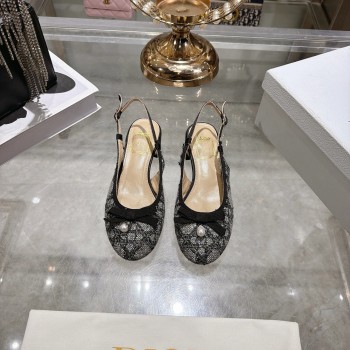 디* 26 여름 신상 J'Adior 리본 진주 장식 슬링백 하이힐